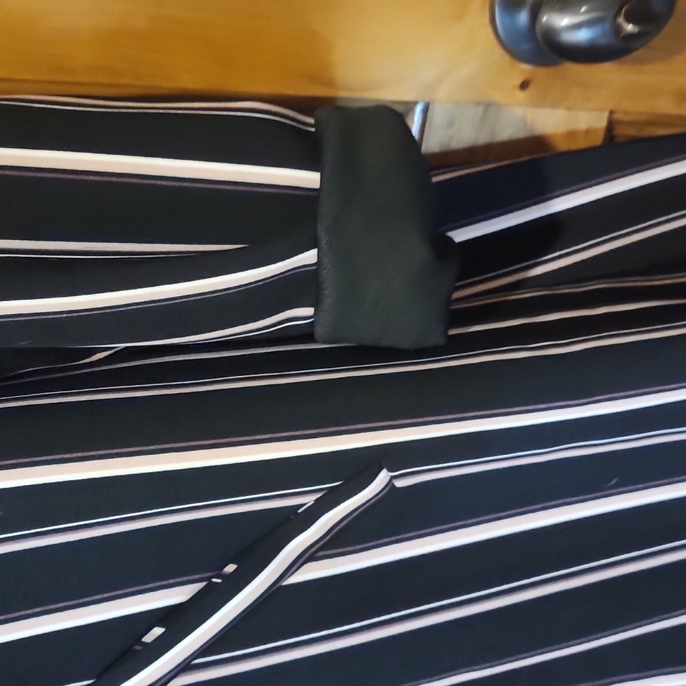 Torrid Black, Pink and White Striped Jacket - Picture 4 of 13